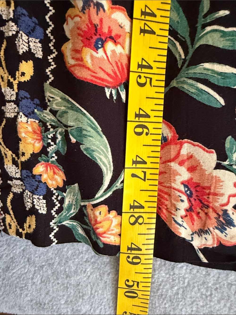 Angie Floral Maxi Dress Medium Boho Festival Whimsical Cottagecore - Picture 13 of 14